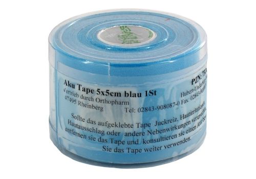 AKU TAPE 5 cmx5 m blau – PZN 07324289 (PZN 07324289)