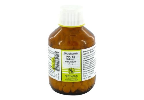 BIOCHEMIE 12 Calcium sulfuricum D 12 Tabletten – PZN 05955726 (PZN 05955726)