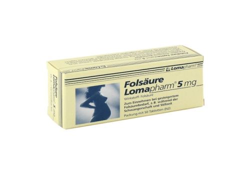 Folsäure Lomapharm 5mg – PZN 01713340 (PZN 01713340)