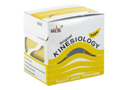 NASARA Kinesiologie Tape 5 cmx5 m gelb – PZN 09288741 (PZN 09288741)