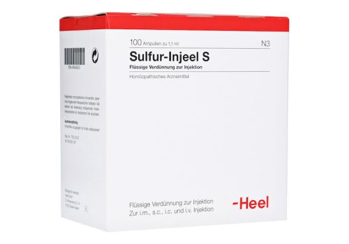 SULFUR INJEEL S Ampullen – PZN 04836623 (PZN 04836623)