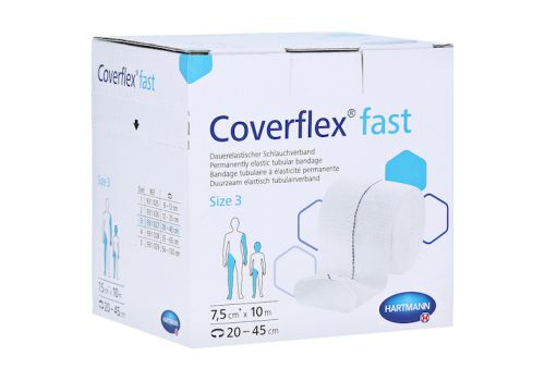 COVERFLEX fast Schlauchverb.Gr.3 7,5 cmx10 m weiß – PZN 13828321 (PZN 13828321)