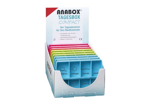 ANABOX Compact Tagesbox bunt – PZN 15259330 (PZN 15259330)