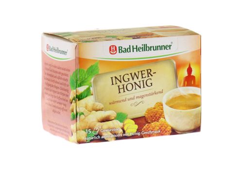 BAD HEILBRUNNER Ingwer-Honig Tee Filterbeutel – PZN 06836024 (PZN 06836024)