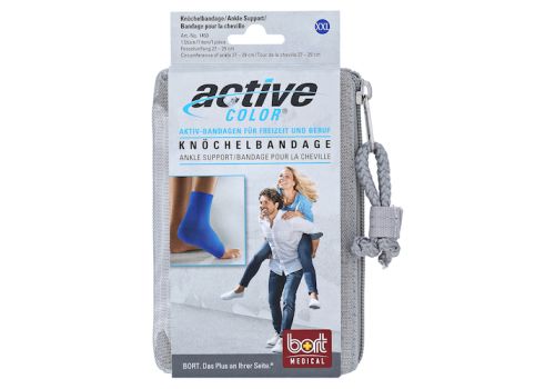 BORT ActiveColor Knöchelbandage XXL blau – PZN 00238799 (PZN 00238799)