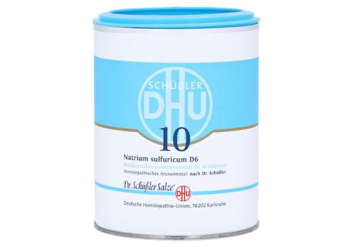 BIOCHEMIE DHU 10 Natrium sulfuricum D 6 Tabletten – PZN 00274660 (PZN 00274660)
