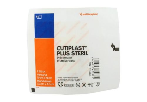 CUTIPLAST Plus steril 7,8x10 cm Verband – PZN 09755579 (PZN 09755579)