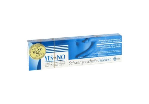 YES OR NO HCG 10 mlU Schwangerschafts-Frühtest – PZN 08454433 (PZN 08454433)