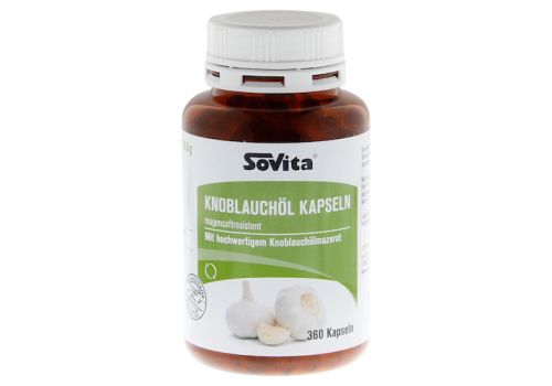 SOVITA Knoblauchöl Kapseln – PZN 07394060 (PZN 07394060)