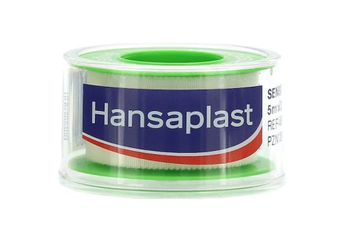 HANSAPLAST Fixierpfl.Sensitive 2,5 cmx5 m Schub – PZN 12347430 (PZN 12347430)