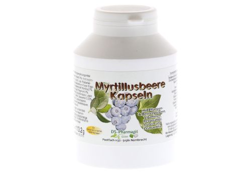 MYRTILLUSBEERE Kapseln – PZN 05124362 (PZN 05124362)