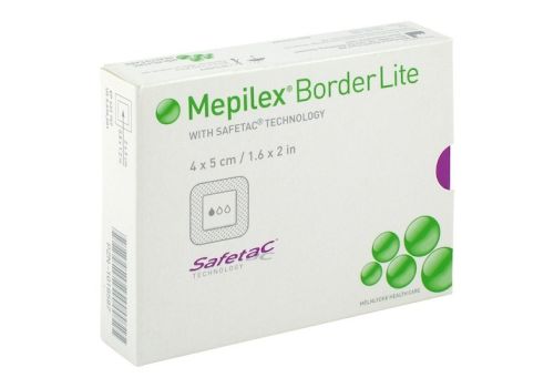 MEPILEX Border Lite Schaumverb.4x5 cm steril – PZN 01018597 (PZN 01018597)