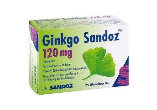 Ginkgo Sandoz 120mg – PZN 01684012 (PZN 01684012)