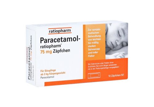 Paracetamol-ratiopharm 75mg – PZN 09263913 (PZN 09263913)
