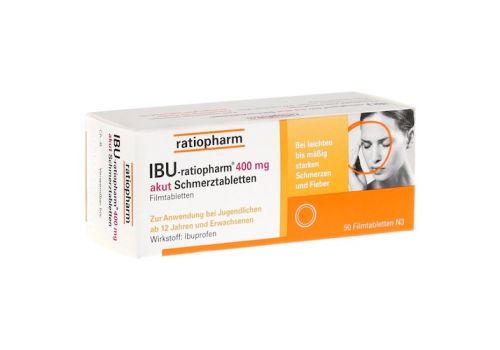 IBU-ratiopharm 400 akut Schmerztabletten – PZN 10019621 (PZN 10019621)