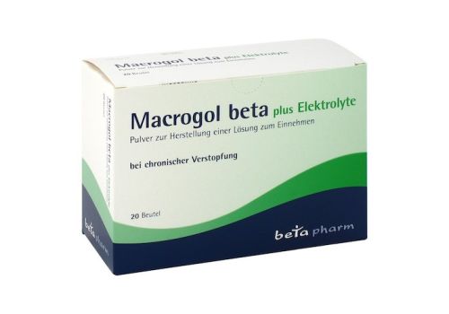Macrogol beta plus Elektrolyte – PZN 09247038 (PZN 09247038)