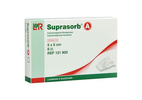 SUPRASORB A Calciumalginat Kompr.5x5 cm – PZN 07402150 (PZN 07402150)
