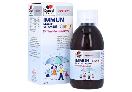 Doppelherz system Immun Family Multi-Vitamine mit Tropenfruchtgeschmack – PZN 11645674 (PZN 11645674)