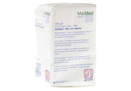 MULLKOMPRESSEN 7,5x7,5 cm unsteril 8fach – PZN 08888717 (PZN 08888717)