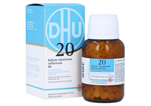 BIOCHEMIE DHU 20 Kalium alum.sulfur.D 6 Tabletten – PZN 06584485 (PZN 06584485)