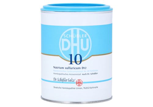 BIOCHEMIE DHU 10 Natrium sulfuricum D 12 Tabletten – PZN 00274708 (PZN 00274708)