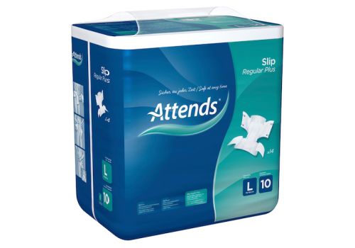ATTENDS Slip Regular Plus 10 large – PZN 02760258 (PZN 02760258)