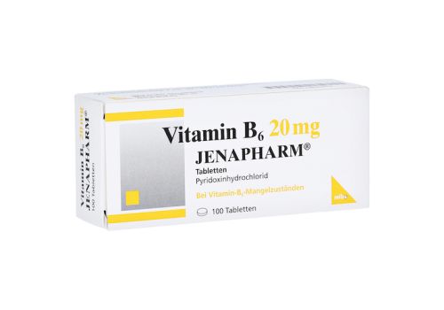 Vitamin B6 20mg JENAPHARM – PZN 04029414 (PZN 04029414)