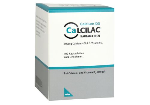 Calcilac 500mg/400 I.E. – PZN 09526637 (PZN 09526637)