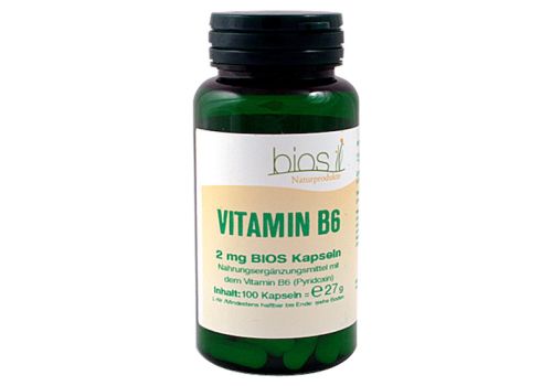 VITAMIN B6 2 mg Bios Kapseln – PZN 06054787 (PZN 06054787)