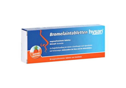 Bromelaintabletten hysan – PZN 09246122 (PZN 09246122)