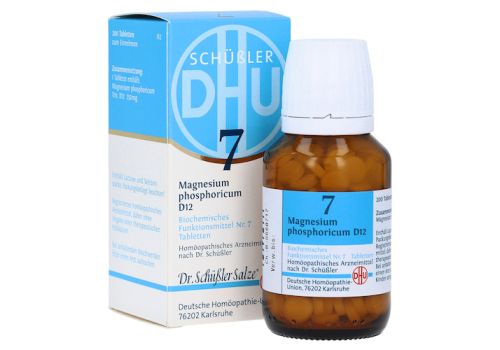 BIOCHEMIE DHU 7 Magnesium phosphoricum D 12 Tabl. – PZN 02580705 (PZN 02580705)