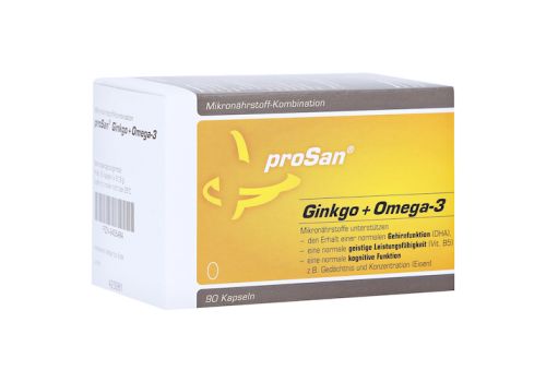 PROSAN Ginkgo+Omega-3 Kapseln – PZN 09435484 (PZN 09435484)