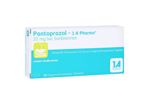 Pantoprazol-1A Pharma 20mg bei Sodbrennen – PZN 06486311 (PZN 06486311)