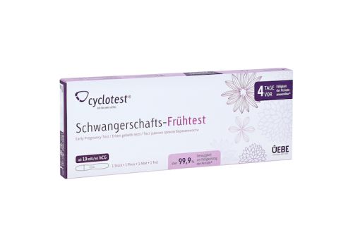 CYCLOTEST Schwangerschafts-Frühtest 10 mlU/ml Urin – PZN 13513014 (PZN 13513014)