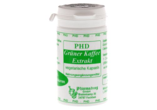 GRÜNER KAFFEE Extrakt Kapseln 50% Chlorogensäur. – PZN 06998666 (PZN 06998666)