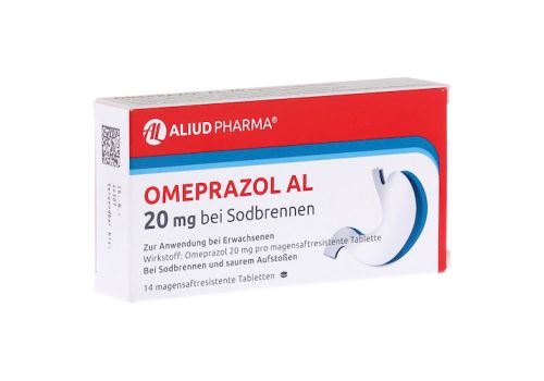 Omeprazol AL 20mg bei Sodbrennen – PZN 07569157 (PZN 07569157)