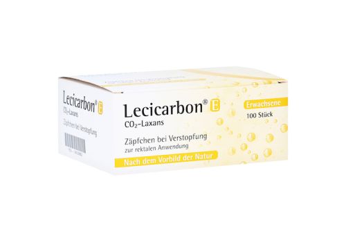 Lecicarbon E CO2-Laxans für Erwachsene – PZN 04018882 (PZN 04018882)