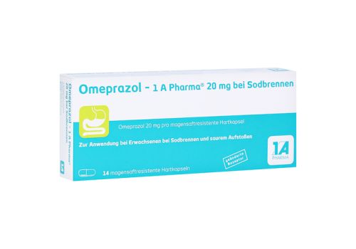 Omeprazol-1A Pharma 20mg bei Sodbrennen – PZN 06439524 (PZN 06439524)