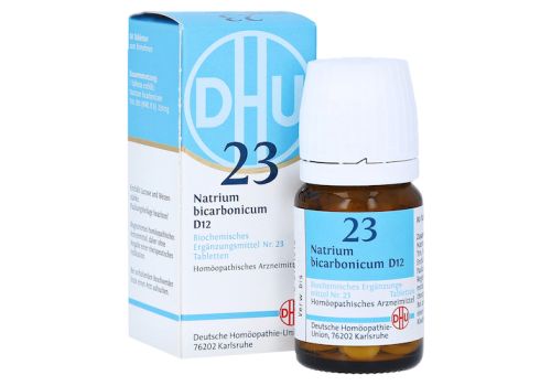 BIOCHEMIE DHU 23 Natrium bicarbonicum D 12 Tabl. – PZN 01196442 (PZN 01196442)
