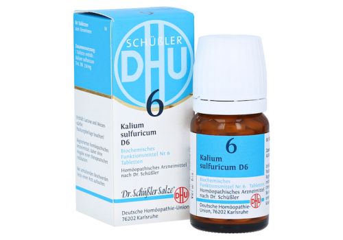BIOCHEMIE DHU 6 Kalium sulfuricum D 6 Tabletten – PZN 00274275 (PZN 00274275)