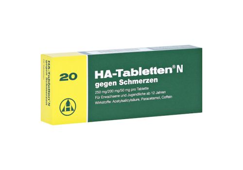 HA-Tabletten N gegen Schmerzen – PZN 03155708 (PZN 03155708)