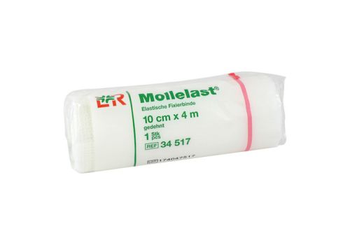 MOLLELAST Binden 10 cmx4 m weiß – PZN 04781514 (PZN 04781514)