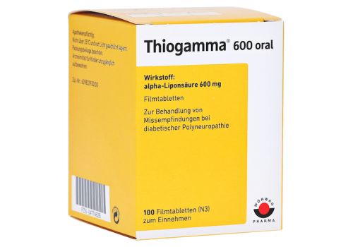 Thiogamma 600 oral – PZN 04774626 (PZN 04774626)