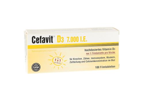 Cefavit D3 7.000 I.E. Filmtabletten – PZN 12347772 (PZN 12347772)