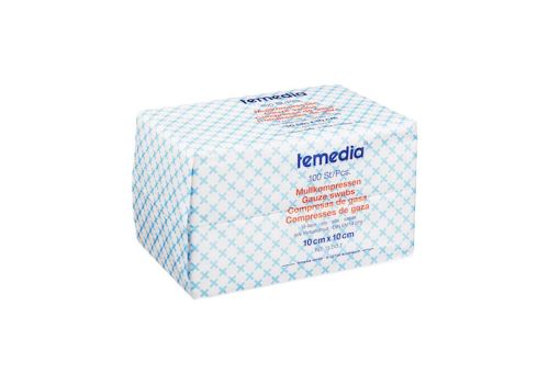 MULLKOMPRESSEN 10x10 cm unsteril 12fach – PZN 04467901 (PZN 04467901)