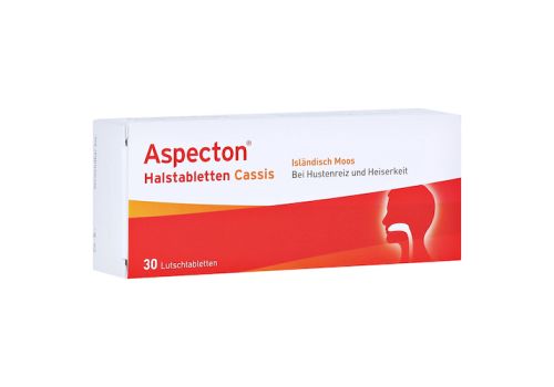 Aspecton Halstabletten Cassis Lutschtabletten – PZN 07020537 (PZN 07020537)