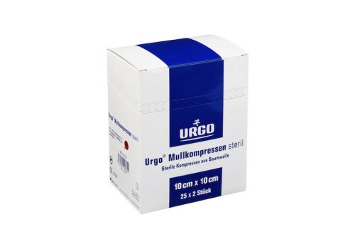 URGO MULLKOMPRESSEN 10x10 cm steril – PZN 07237863 (PZN 07237863)