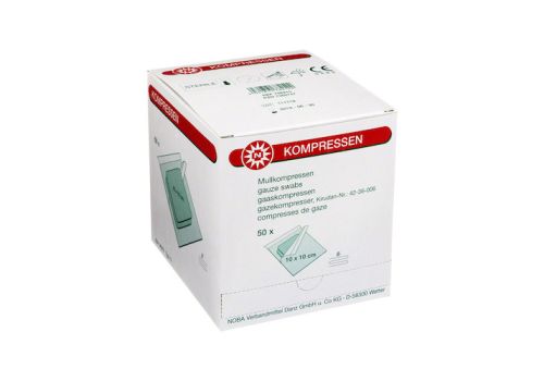 MULLKOMPRESSEN 10x10 cm steril 8fach – PZN 07385747 (PZN 07385747)