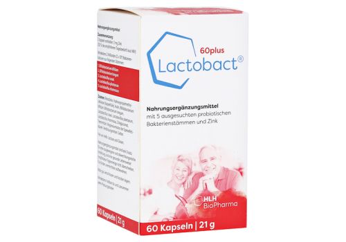 LACTOBACT 60plus magensaftresistente Kapseln – PZN 09489959 (PZN 09489959)