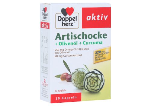 Doppelherz aktiv Artischocke + Olivenöl + Curcuma – PZN 04700645 (PZN 04700645)